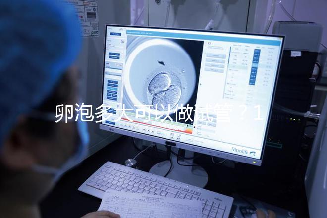 卵泡多大可以做試管?18可用,大小越接近22mm質量最好