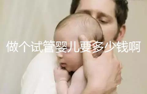 做個(gè)試管嬰兒要多少錢啊(做個(gè)試管嬰兒要多少錢啊費(fèi)用)