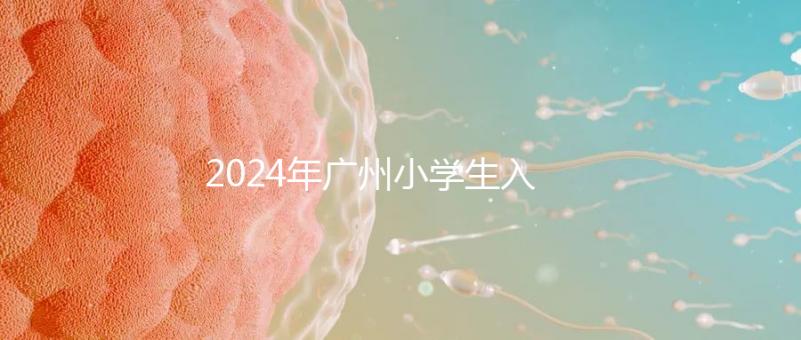 2024年廣州小學生入學年齡新規定，荔灣區6歲以上是基本條件